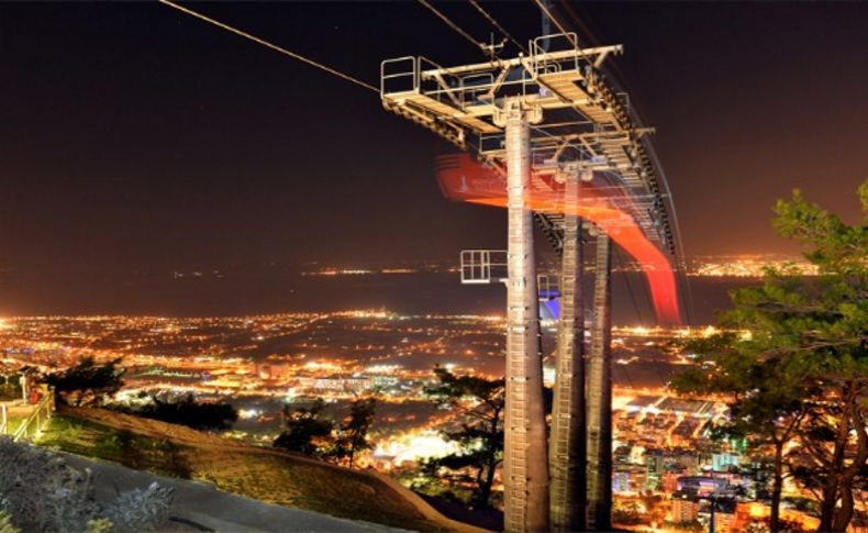 Teleferik'in gecesi ayrı güzel